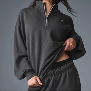Alo Accolade 1/4 Zip- Anthracite